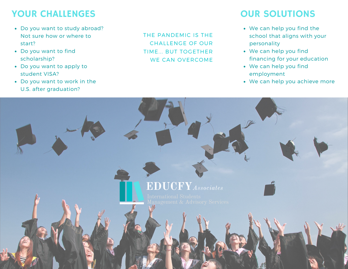 educfy's tweet photo. Are you seeking to study abroad? Do you want to study in the U.S.? Canada? U.K? Do you want to grow professionally? Do you want to find employment after you graduate? schedule your appointment TODAY! Text 609-848-8237

#internationalstudents #highered #universities https://t.co/aid0MhMcFL