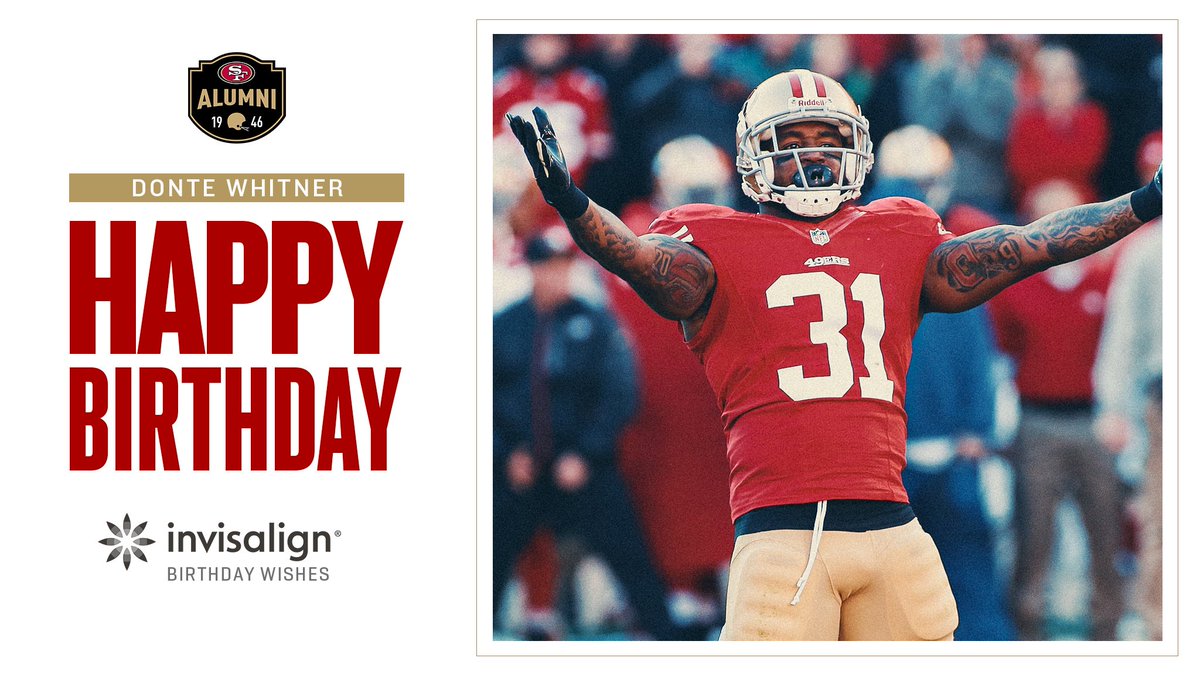 49ersESP's tweet photo. Β‘Feliz cumpleaΓ±os, @DonteWhitner!
#Hitner #Los49ers https://t.co/DXn59jJFIn