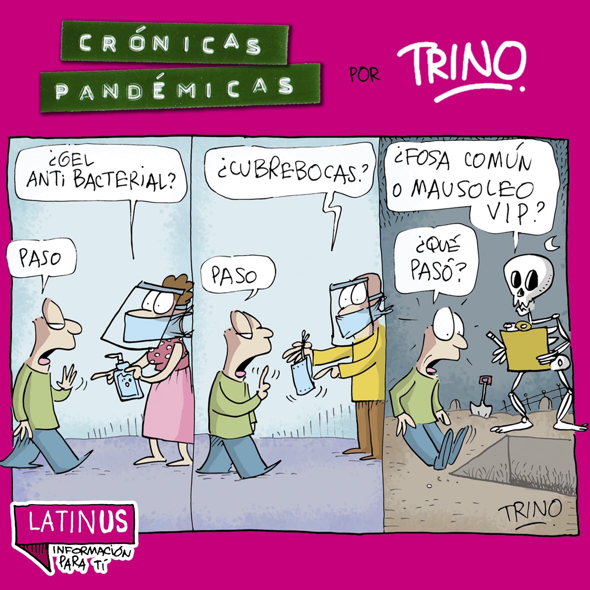 trinomonero's tweet photo. Las Pandémicas de hoy viernes aquí 👇 https://t.co/6uMMj30BFC