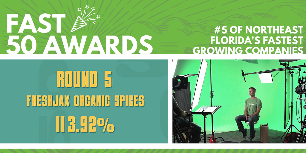 FreshJax's tweet photo. The biggest of thank you’s to YOU for helping us nail the #5 spot in the @JaxBizJournal #JBJFast50!! 🤩🎉 We’re so excited to have you grow with us and continue our efforts to fight childhood hunger in the future! 💚🙏 #igersjax https://t.co/96mW6BmjuK