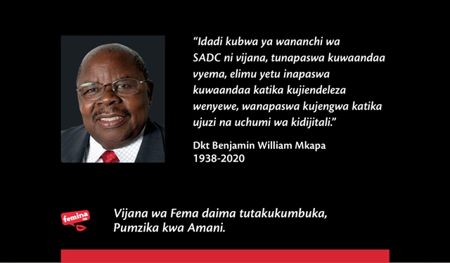 FeminaHip's tweet photo. Daima tutakukumbuka, Pumzika kwa Amani.
#RIPMkapa https://t.co/0r4Q9LtlrG