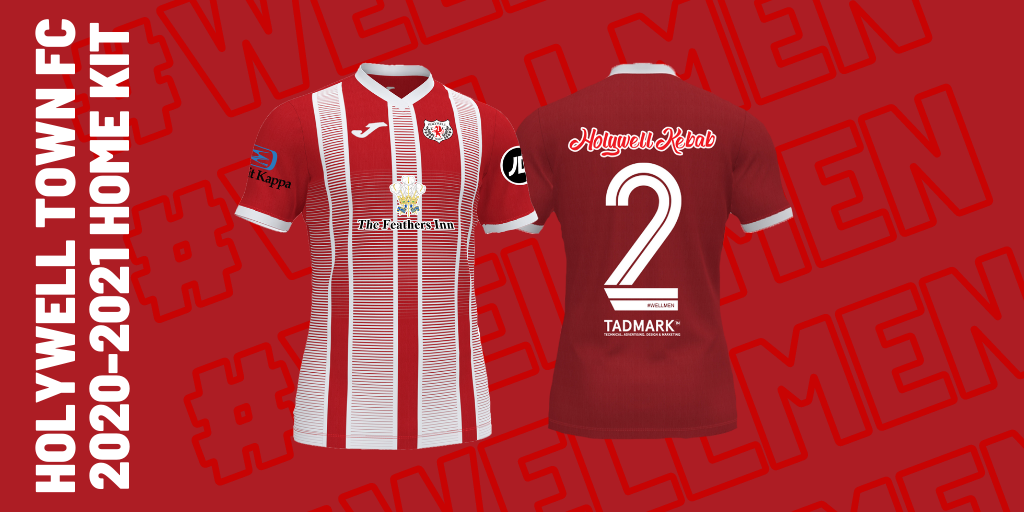 Here's our Home Shirt for the 2020-21 season!

Replica's available to pre-order now.

Adults- £34.99 
Juniors- £24.99

email gm@holywelltownfc.co.uk

We would like to thank Holywell Kebab, The Feathers Inn, <a href="/smurfitkappa/">Smurfit Westrock</a> &amp; <a href="/TADMARK1/">TADMARK</a> for supporting us this season. 

#wellmen 🔴⚪️