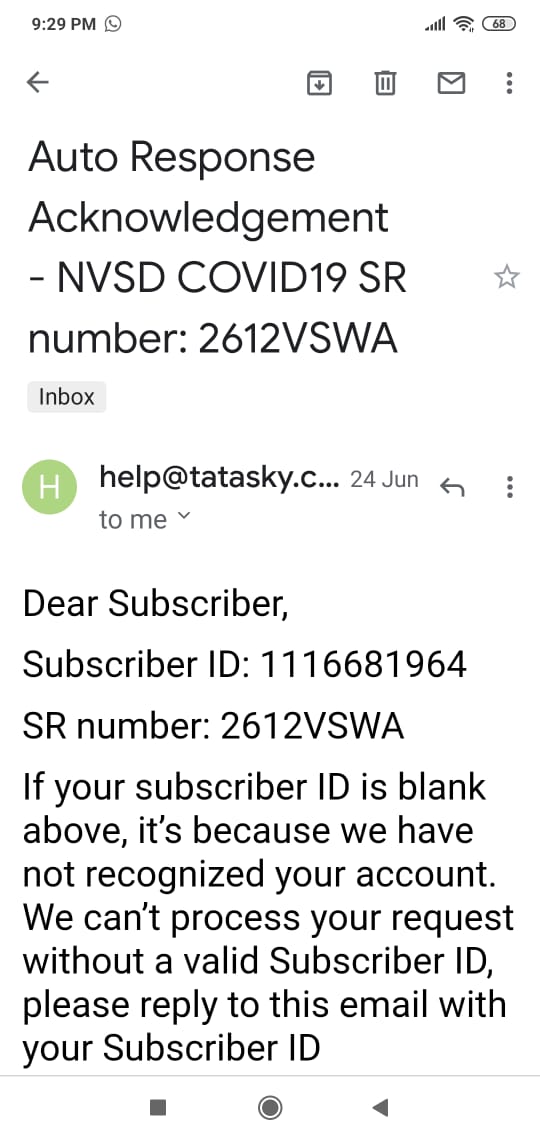 rdamleashwini's tweet photo. @TataSky There is reason for this impatience! https://t.co/TDtFaI53yR
