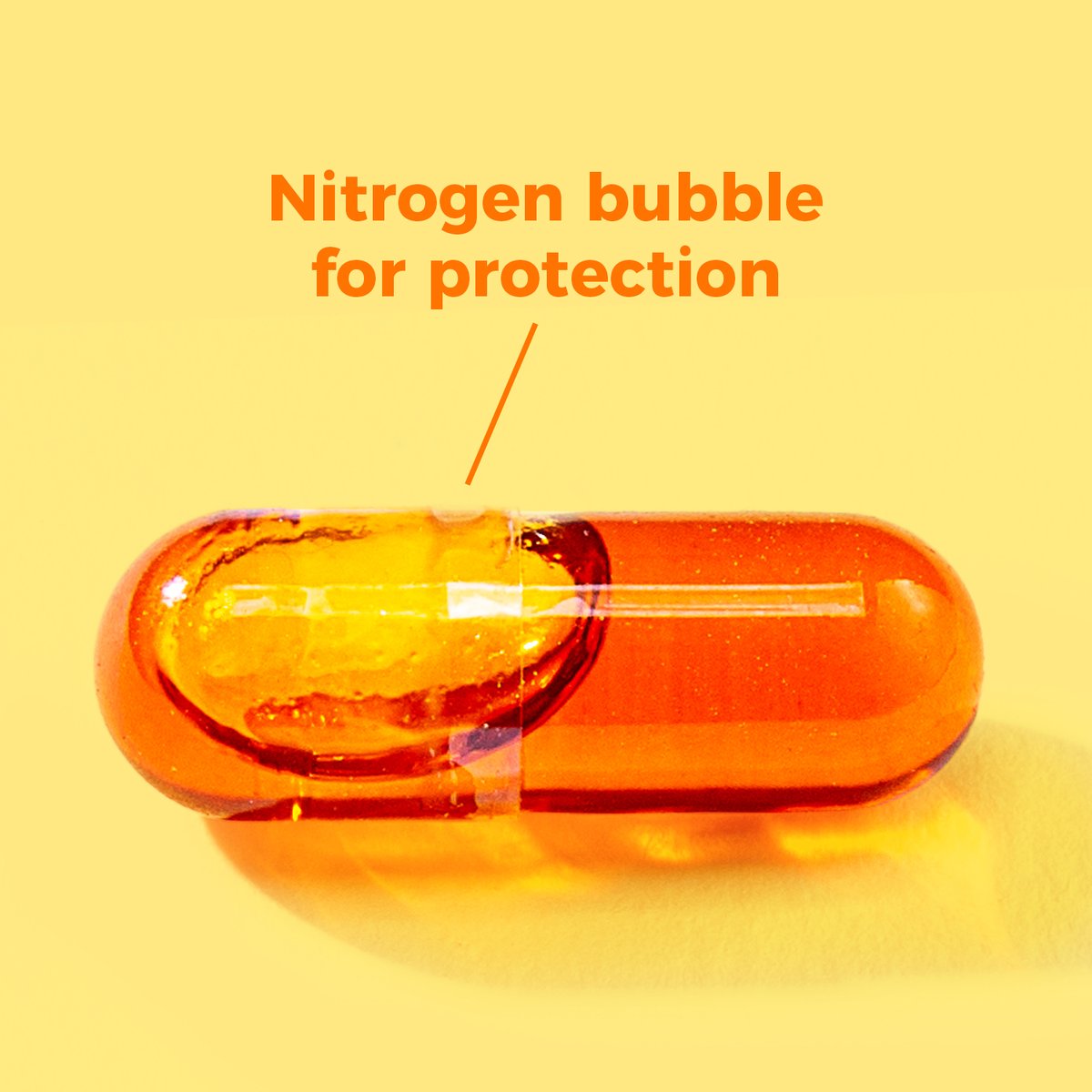 juiceplus's tweet photo. Fun fact about our #plantbased Omega Blend: the bubble is nitrogen gas, which helps keep the oils stable. Learn more about our cold-fusion process designed to protect nutrient-rich oils: https://t.co/NHM7WG04mb #JuicePlus #Vegan https://t.co/F61HHxQeI2