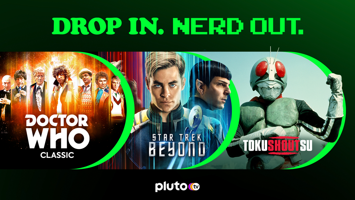 PlutoTV's tweet image. If you consider yourself a nerd, then you belong with the rest of us in Nerd Heaven. 🤓All weekend we'll be shamelessly nerding out to cult classic Sci-Fi movies, Con rewinds, the best of Classic Doctor Who, and so much more! (CH 370) pluto.tv/live-tv/doctor…