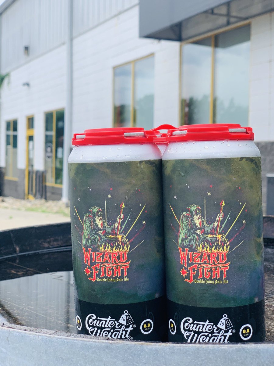 BrewingWeight's tweet photo. Wizard Fight is now available in our online store! Order online for curbside pick-up Thursday-Sunday 11AM - 6PM 🔮 #counterweightbrewing #ctbeer #wizardfight #beertogo https://t.co/JHgEIPtPAK