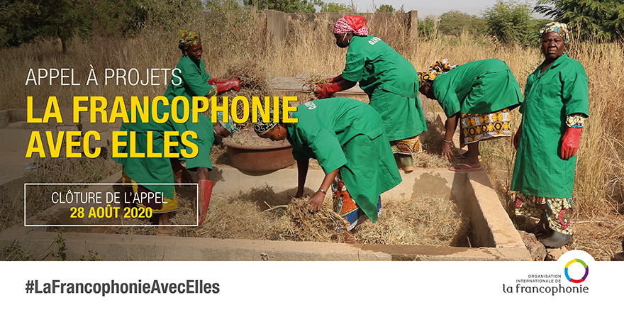 OIFrancophonie's tweet photo. Votre organisation accompagne les femmes francophones en situation de vulnérabilité pour développer leurs capacités entrepreneuriales ?

Répondez à l’appel à projet du fonds #LaFrancophonieAvecElles

Date de clôture : 28 août 2020

Plus d’infos https://t.co/ZMYIM1EN9F https://t.co/rpYUsA9nA9