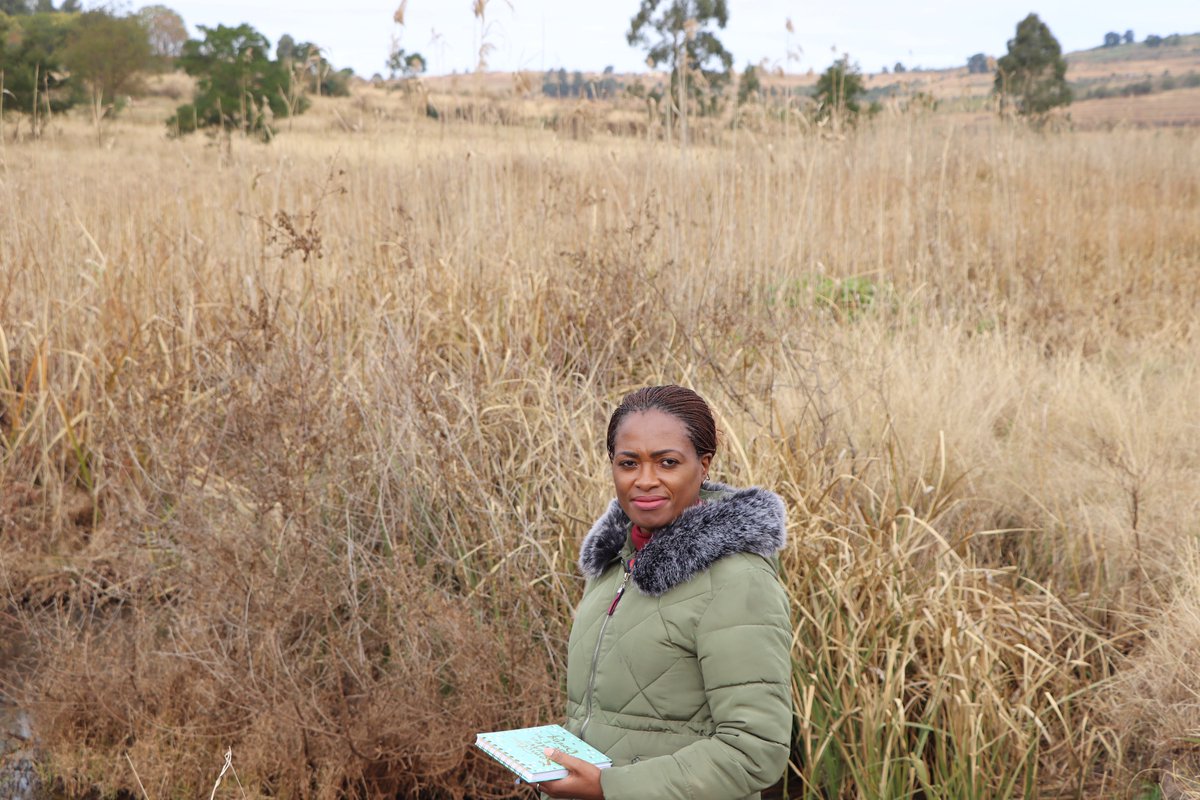 MantoeP's tweet photo. After many months of desktop work, today I finally went out to Lawuba in #Eswatini's Shiselweni Region to find out how the wetland benefits the community. Conserving the environment benefits people but that's often the missing link in environmental conservation campaigns. https://t.co/Pk1TmIpkNK