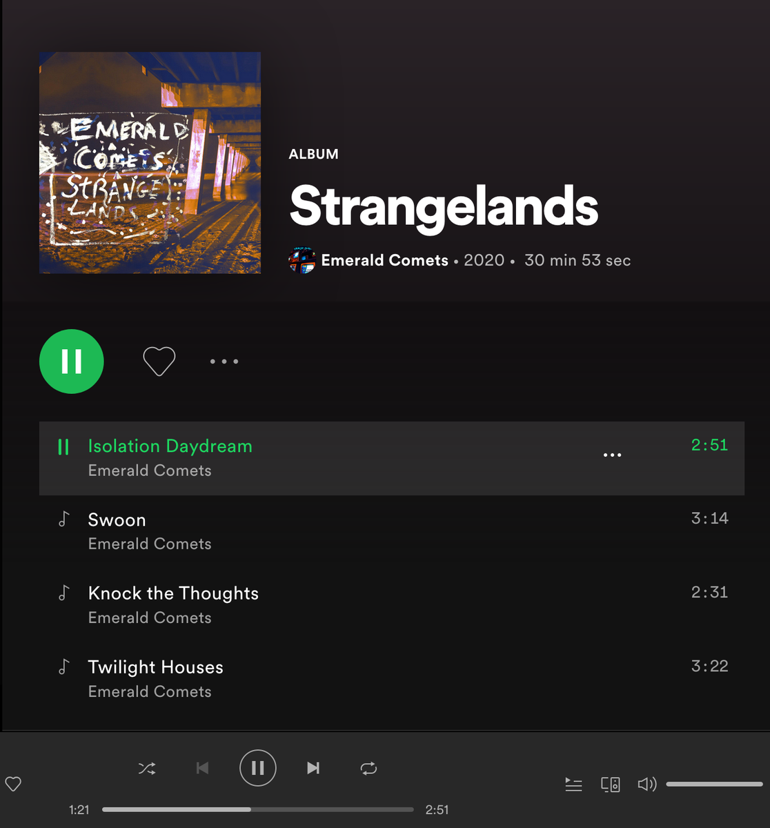 Emerald Comets new album 'Strangelands' is now available on Spotify, Apple Music, YouTube Music, and other streaming services! ♥️🦛