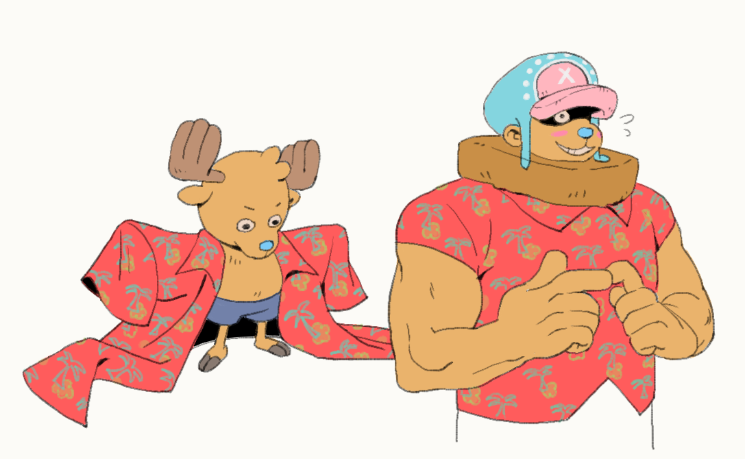 Dad's old shirts (2/2)
#OnePiece #ワンピース