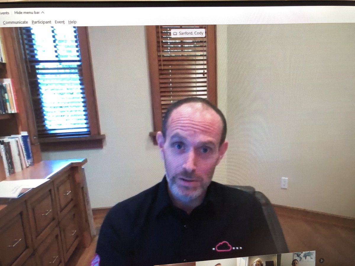 Insightful morning spent listening to @Cody_Sanford sharing why he has the best job on the planet. Funny, I think I do too, managing the #Stay Magenta program and helping build others <a href="/tmobilecareers/">T-Mobile Careers</a> #staymagenta2020