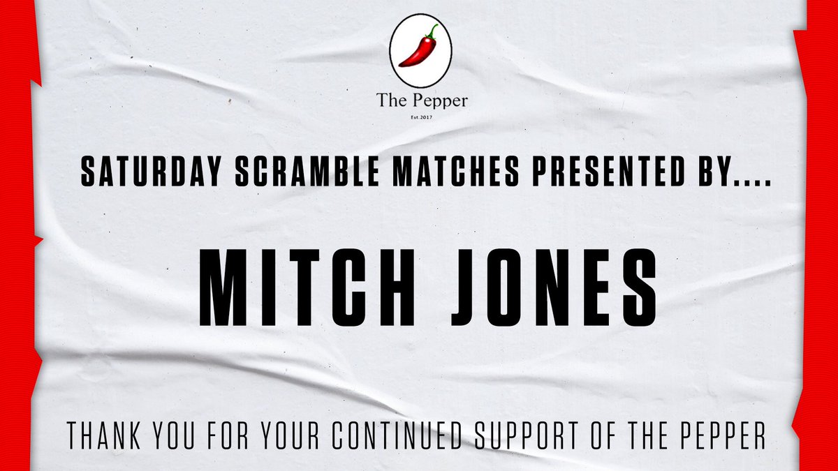 ThePepper2017's tweet photo. Big Pepper thank you to @WhoMitchJones for the Sponsorship!!! https://t.co/tc4ikdFsN9