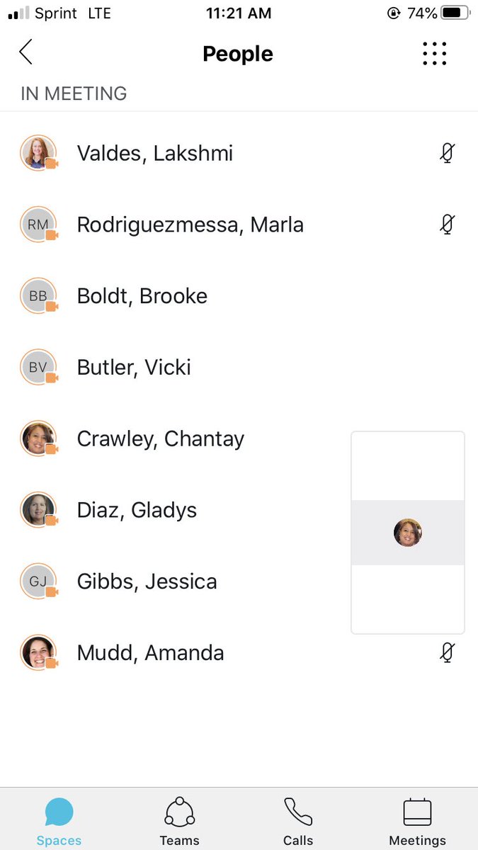 ValdesNativ's tweet image. look at our 1st grade techers collaborting in webex @LewisvilleES #ponystrong