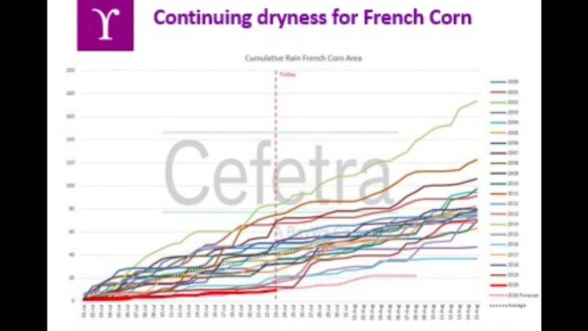 CropYield's tweet photo. To what extend will July dryness impact #corn yields?
YPSILON provides accurate corn #yields throughout Europe basis the latest satellite technology. Contact us to find out more! https://t.co/hNriM1lgTR