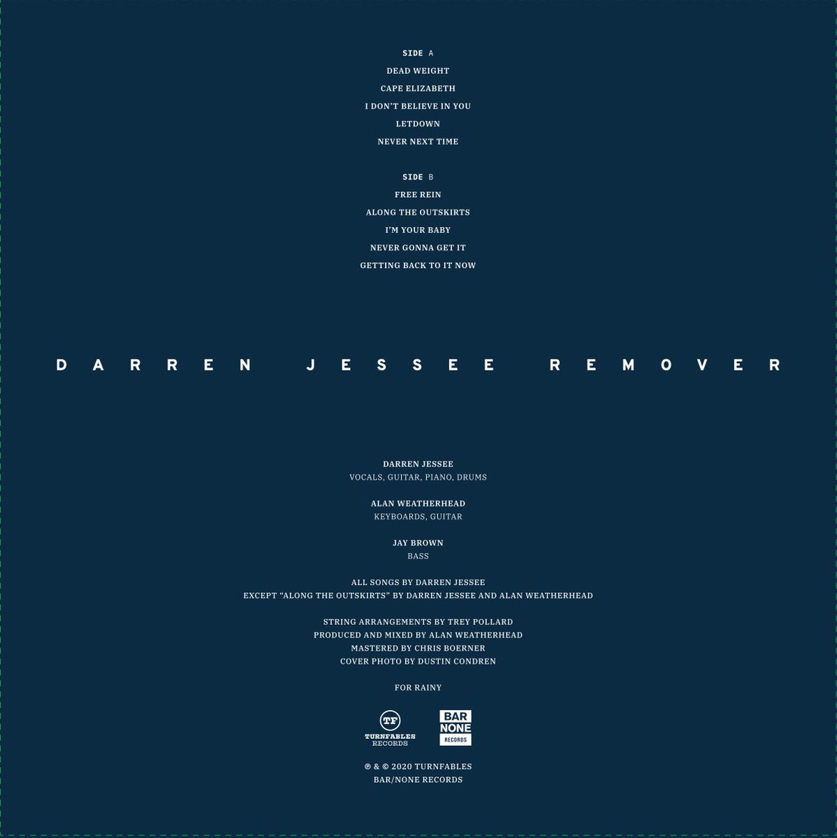 Turnfables's tweet image. So thrilled 🥳 to announce our next record, Darren Jessee’s latest album Remover. Pre-order your limited edition soul glow yellow LP before they go to a better place. Album Release 10/16, will be available streaming through @barnonerecords. Click the link in our bio to find out!