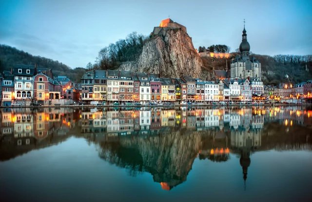 oftravelin's tweet photo. Dinant, a Walloon city and municipality located on the River Meuse in the Belgian province of Namur, Belgium. It is around 90 km south-east of Brussels. https://t.co/blDpFFIlP6