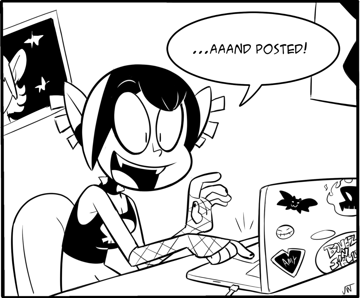 followup #monstergirl #vampire #gorgon #artist 