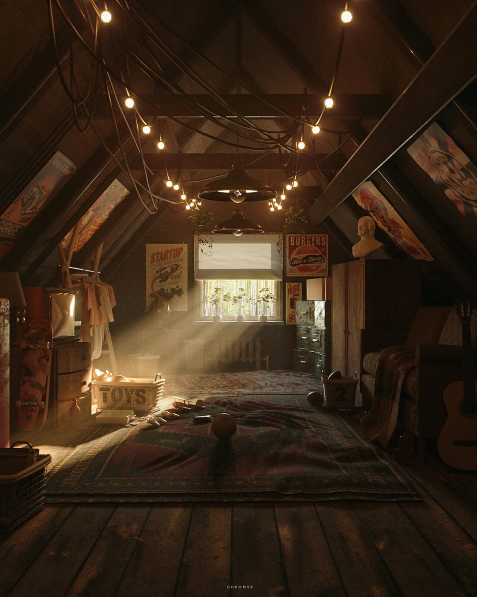 Chromer_'s tweet photo. Initially, this was an order, but then I got a lot of edits.. Do not waste the same good, especially since it turned out to be quite cozy.

Instagram: https://t.co/Eh10rNIvqo
Behance: https://t.co/zHtmsODLlw

#3D #CGI #CoronaRenderer #SpeedTree #3dsMax #Megascans #cinema4d https://t.co/wyTuqRLVV1