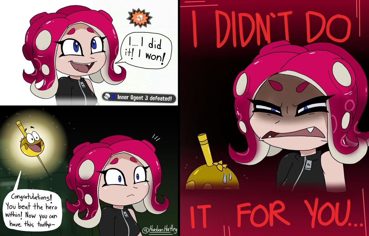 beat Inner Agent 3, and I had to draw this 😂 😂 😂 #Splatoon2 #splatoonfan...