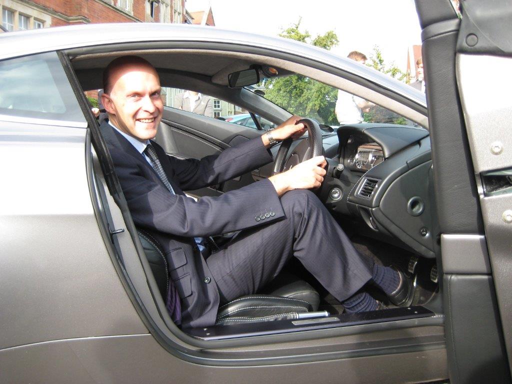 BablakeDT's tweet photo. Our previous @bablakeschool Headmaster  once posed in a visiting @astonmartin causing rumours he had abandoned his  beloved @SKODAUK. Our new(ish) Headmaster took up the keys, so here's a Skoda he may like which we saw on the DT trip to the factory in Mlada Boleslav in 2011 https://t.co/A792hOBGIa