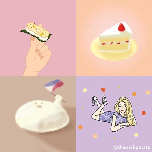 theawkpotato's tweet photo. Hello β¨ If u need a logo, social media layouts, illustrations, etc. just slide into my dms or email me at theawkpotato@gmail.com β¨ #artph #commsopen #logodesign #illustratorph
RTs are appreciated π https://t.co/EdOcLyKDqt