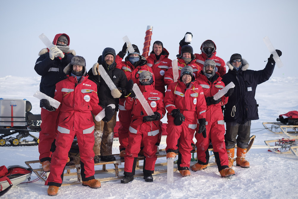 AGU_Cryo's tweet photo. It’s #FieldworkFriday! Today we feature @steven_fons (PhD candidate @UofMaryland). This satellite scientist ventured out to join leg 3 of @MOSAiCArctic, where he drilled sea ice cores, grew a wicked expedition beard, and collected data to help validate @NASA’s ICESat-2 satellite. https://t.co/Vr38tJRuRL