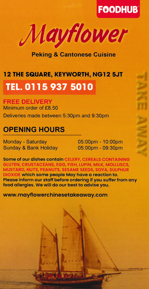 Latest #menu now on site for Mayflower #Chinese #Takeaway in Keyworth .. menulation.com/mayflower-chin… #Food #Notts