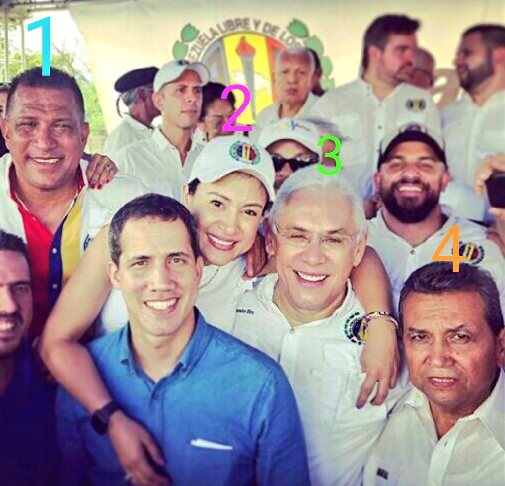 juancarabin's tweet photo. ¡ADIVINA ADIVINADOR!
¿Cuál de éstos 4 Gobernantes adecos ha sido el primero/a en traicionar a la patria y a @jguaido? Aplaudiendo y Apoyando el circo electoral de Maduro y su CNE Rojo rojito.
DESCUBRE AL TRAIDOR:
1.@alfreditodiaz 2.@laidygomezf 3.@BarretoSira 4.@RamonGuevaraMRD https://t.co/MTy3jtaK6e