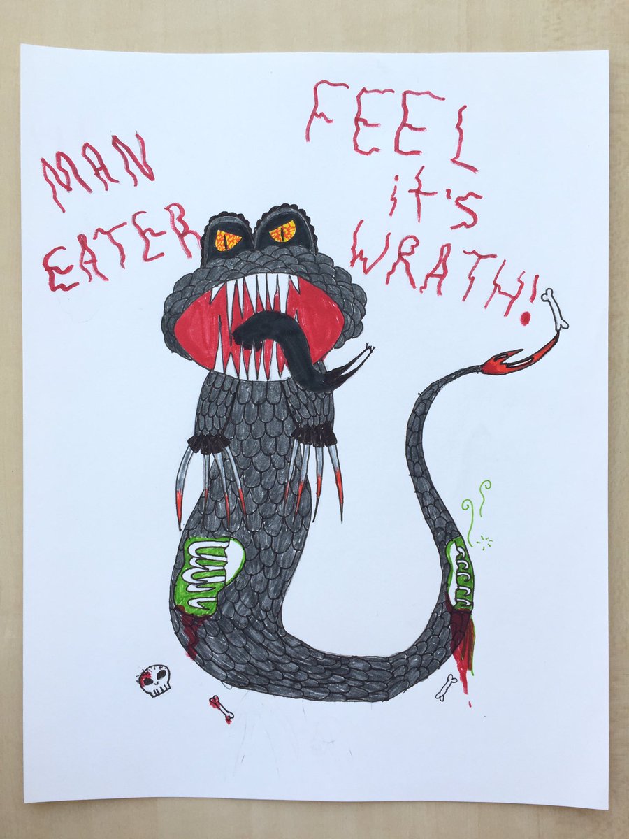j_veissid's tweet photo. More illustrations from Stella, age 10, for #TheIckabog! @jk_rowling @theickabog https://t.co/W5DClZaK7F