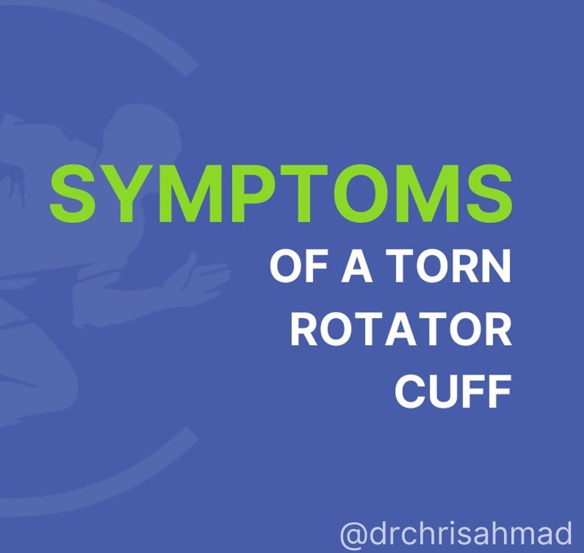 drchrisahmad's tweet photo. So how do you know if you have torn your rotator cuff, or if perhaps you've damaged something else?
https://t.co/7TSvRhgEHI
#shoulderrepair #shoulderinjury #shoulderpain #rotatorcuff #symptoms #shoulderdoc #nyc #inflammation #tear #bursa #acromium #tendinitus #bursitus #pain https://t.co/MUEQg8uEW5