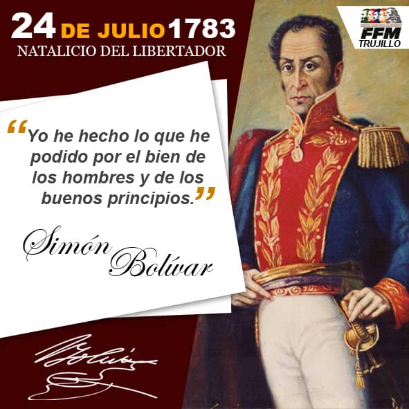 trujillofrente1's tweet photo. Hoy 237 Años despues los y las Patriotas tenemos la llama de Bolivar mas viva que nunca y seguimos luchando para mantener la patria. BOLIVAR VIVE #SomosHijoseHijasDeLaRebeldiaBolivariana #237AñosDePatriotismo🇻🇪🇻🇪🇻🇪🇻🇪🇻🇪 @ErikaPSUV @Yurami_PSUV https://t.co/ggWNapHpXd