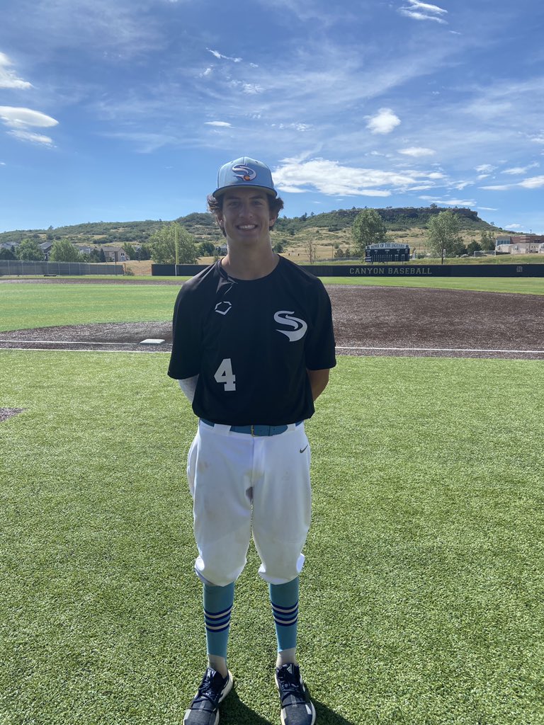 FiveTool's tweet photo. @FiveToolCo F: @Slammersbasball Bitzer 7, Gene Taylor’s Baseball Club 2 
PoG: @Aisdale19 3-4, 3B, 3RBI, R https://t.co/D5HgZJXYiK