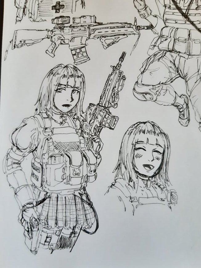 Sketches of some of my ocs #sketch #traditionalart 