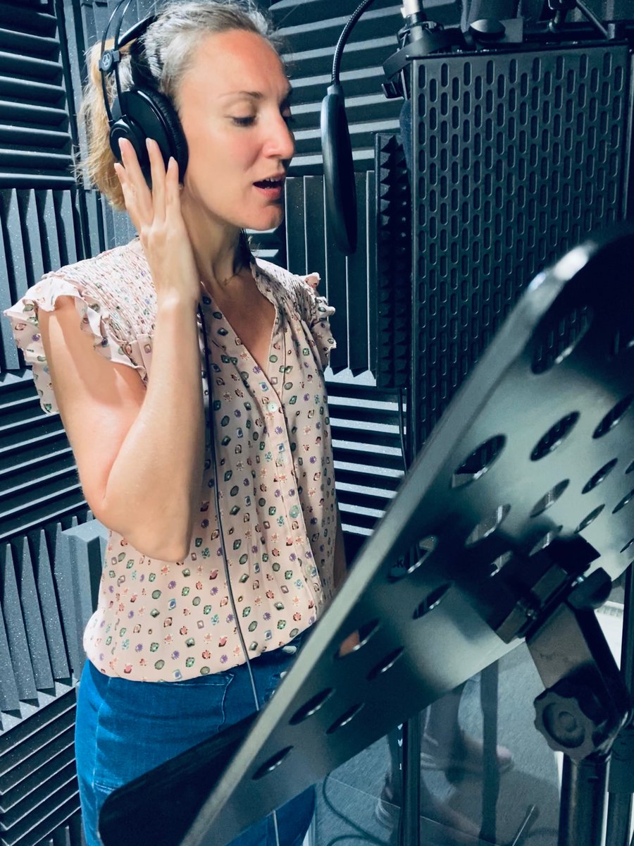 So grateful to be back in a recording studio today for a voice over! Forgotten how much I love working with people. Makes me happy! Anyone in need of a VO artist, please get in touch!