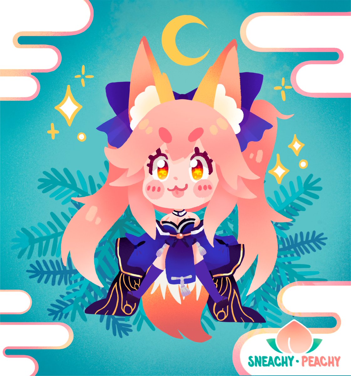 peachy_beachyy's tweet photo. I finally drew my favorite girl Tamamo! I love her so much! (´｡• ᵕ •｡`) ♡ #FGO #TamamoNoMae #FateGrandOrder #玉藻の前 #FGOラジオ https://t.co/5FeYI7CR5r