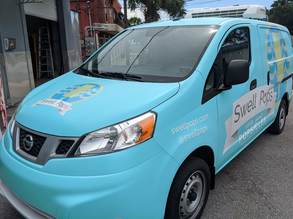 friedcolor1's tweet photo. Happy FRIEDay! Here's a brand new freezer van all wrapped  for our friends over at @SwellPops If you know you know, if you don't find out. https://t.co/80O1in1inL