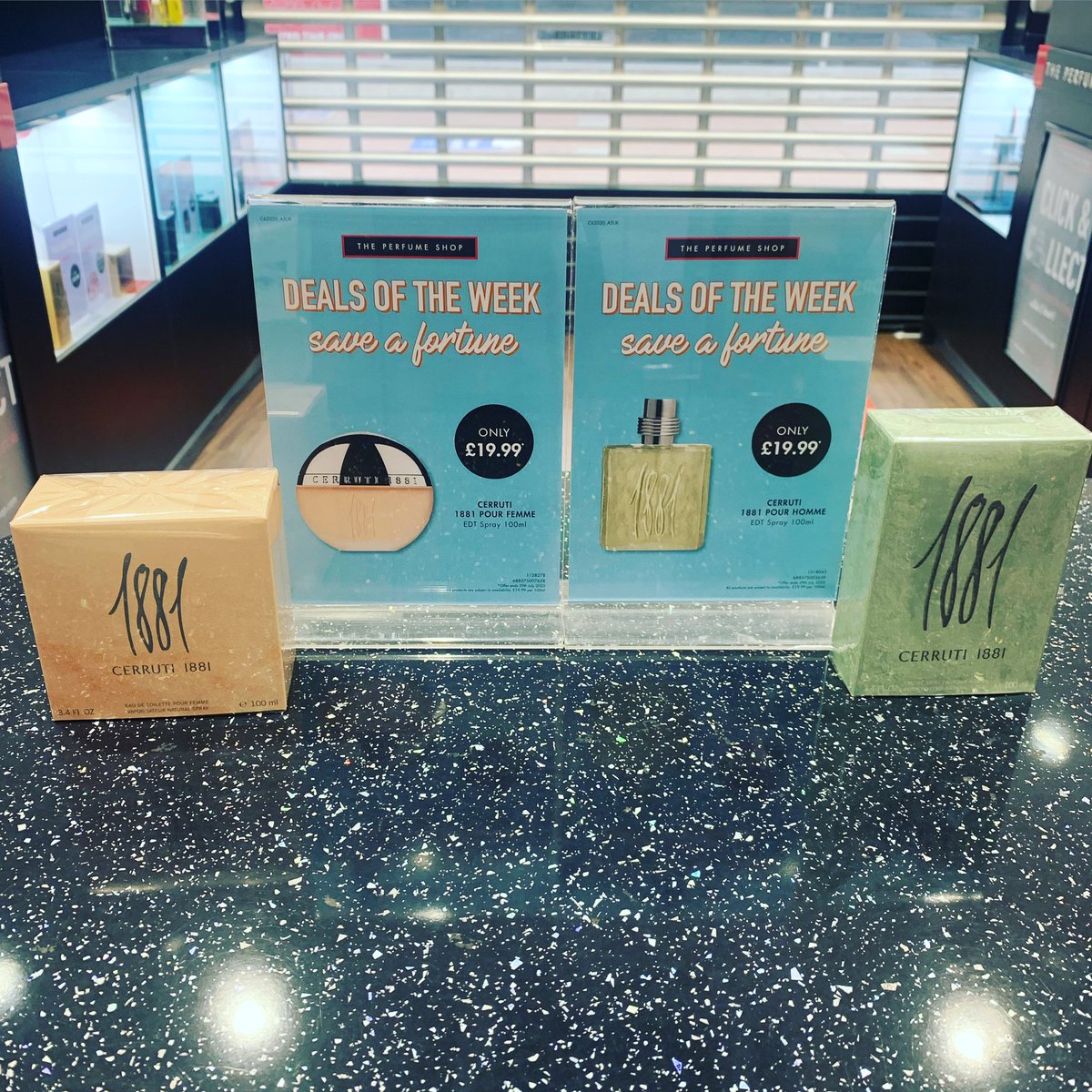tpsbootle108's tweet photo. Deals of the week in store now. Cerruti 1881 Pour Homme and Pour Femme 100ml only £19.99 each. Available until the 29th of July #dealsoftheweek @TPSPeople @NatalieFrench5 https://t.co/9Ulrk5l0sw