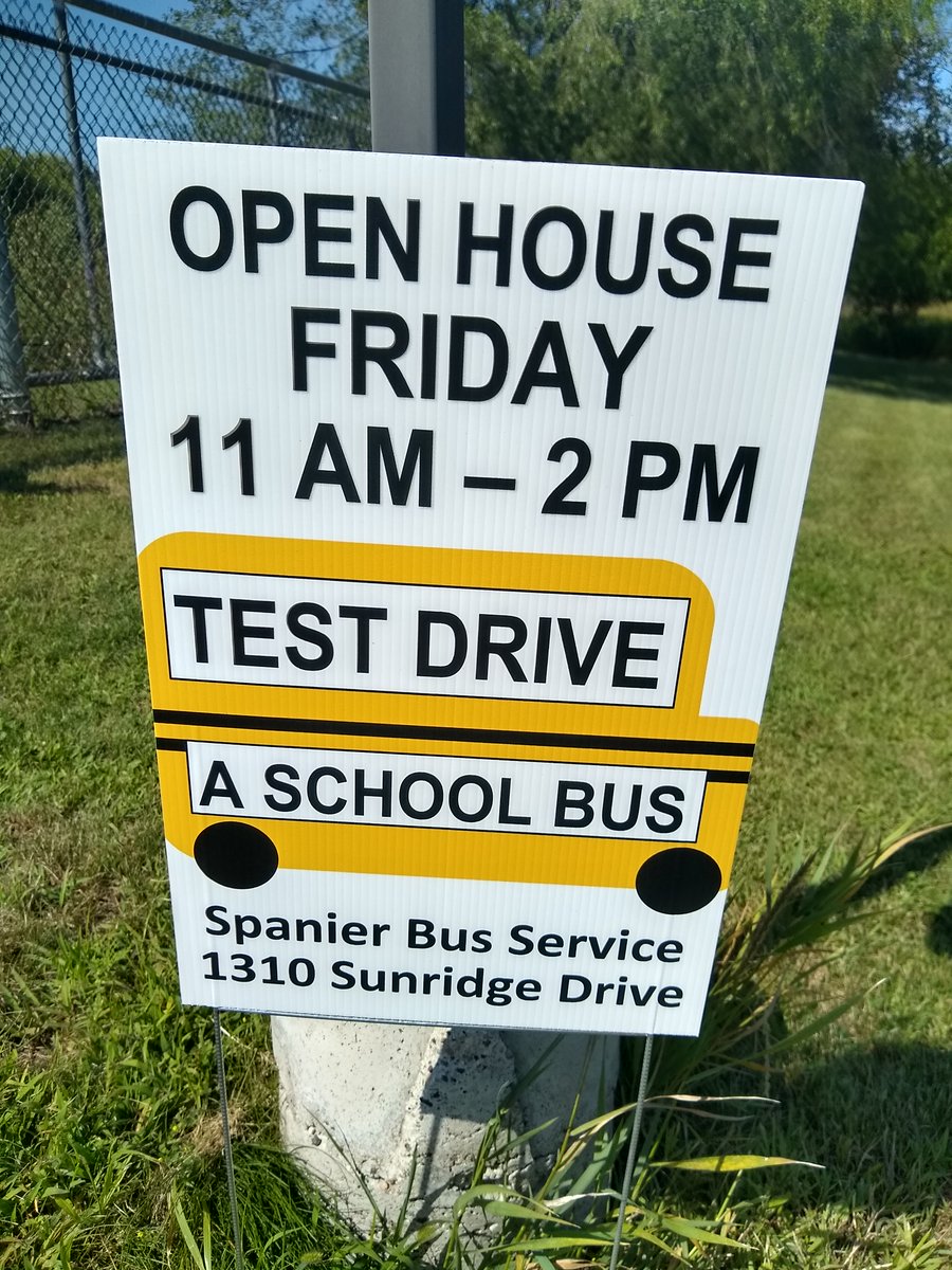 Spanier Bus Service tweet media