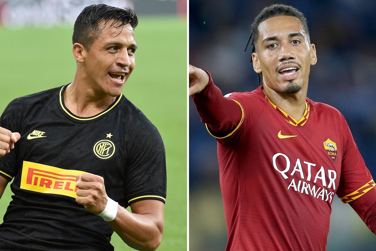 UtdPaper (@utdpaper_) on Twitter photo Manchester United won't extend Chris Smalling and Alexis Sanchez loans at Roma and Inter Milan. United are looking to strike deals with the Serie A clubs for permanent transfers.
(<a href="/SkySports/">Sky Sports</a>)
#manutd
#mufc
#transfers
#ggmu Manchester United won't extend Chris Smalling and Alexis Sanchez loans at Roma and Inter Milan. United are looking to strike deals with the Serie A clubs for permanent transfers.
(<a href="/SkySports/">Sky Sports</a>)
#manutd
#mufc
#transfers
#ggmu