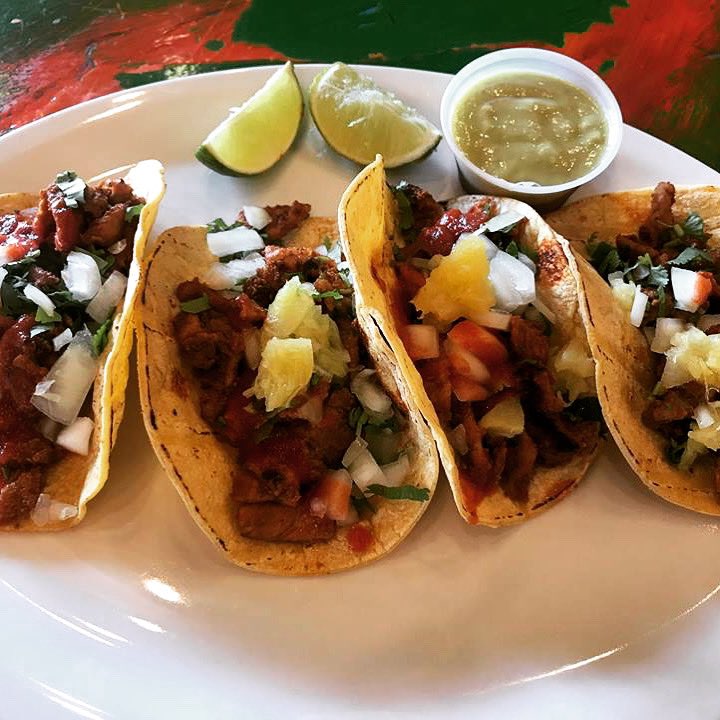_cafeverde's tweet image. Tacos al pastor available Fridays and Saturdays