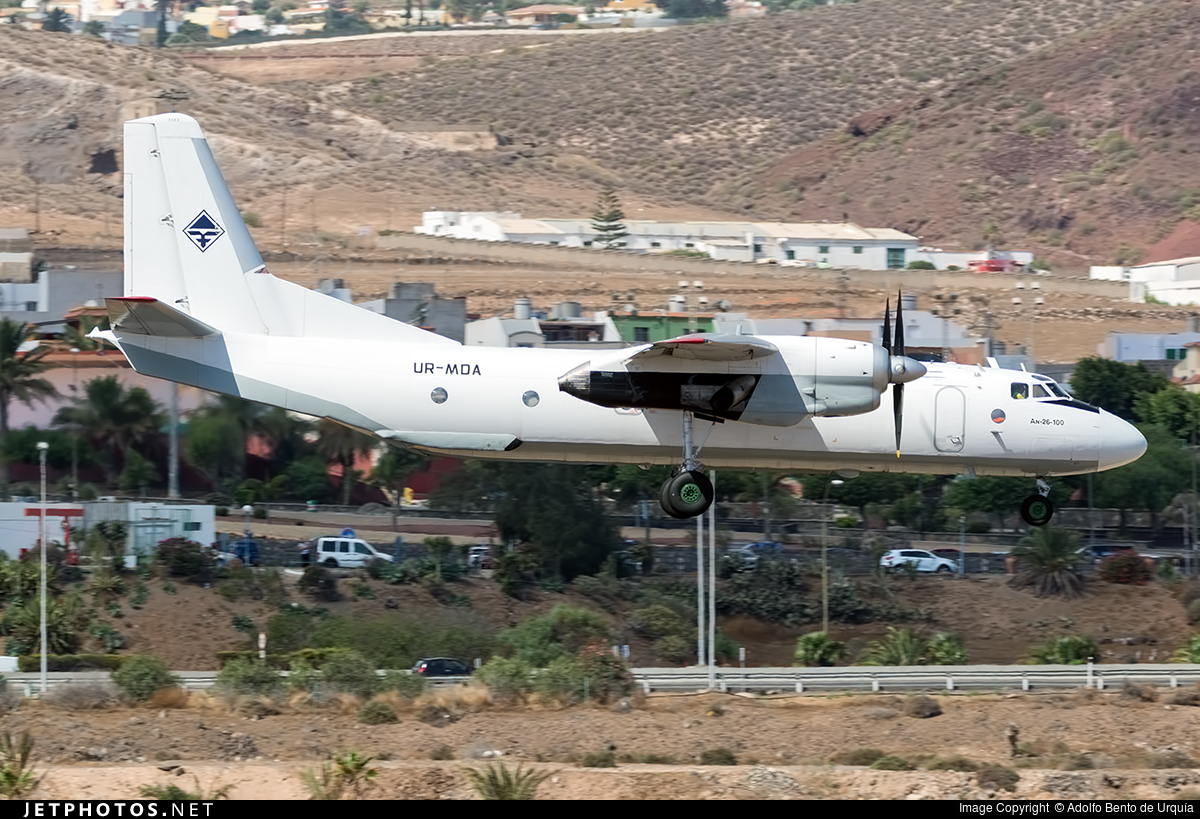 UR MDA is a nice aircraft. The AN 26-200 had a nice Frontier Services Group logo on the tail in hopes of getting legitimate work in Africa. Then it was locked down on a runway in Amman and passed around like a Russian cigarette. Now renumbered inside Aero Pioneer.  #HardToHide