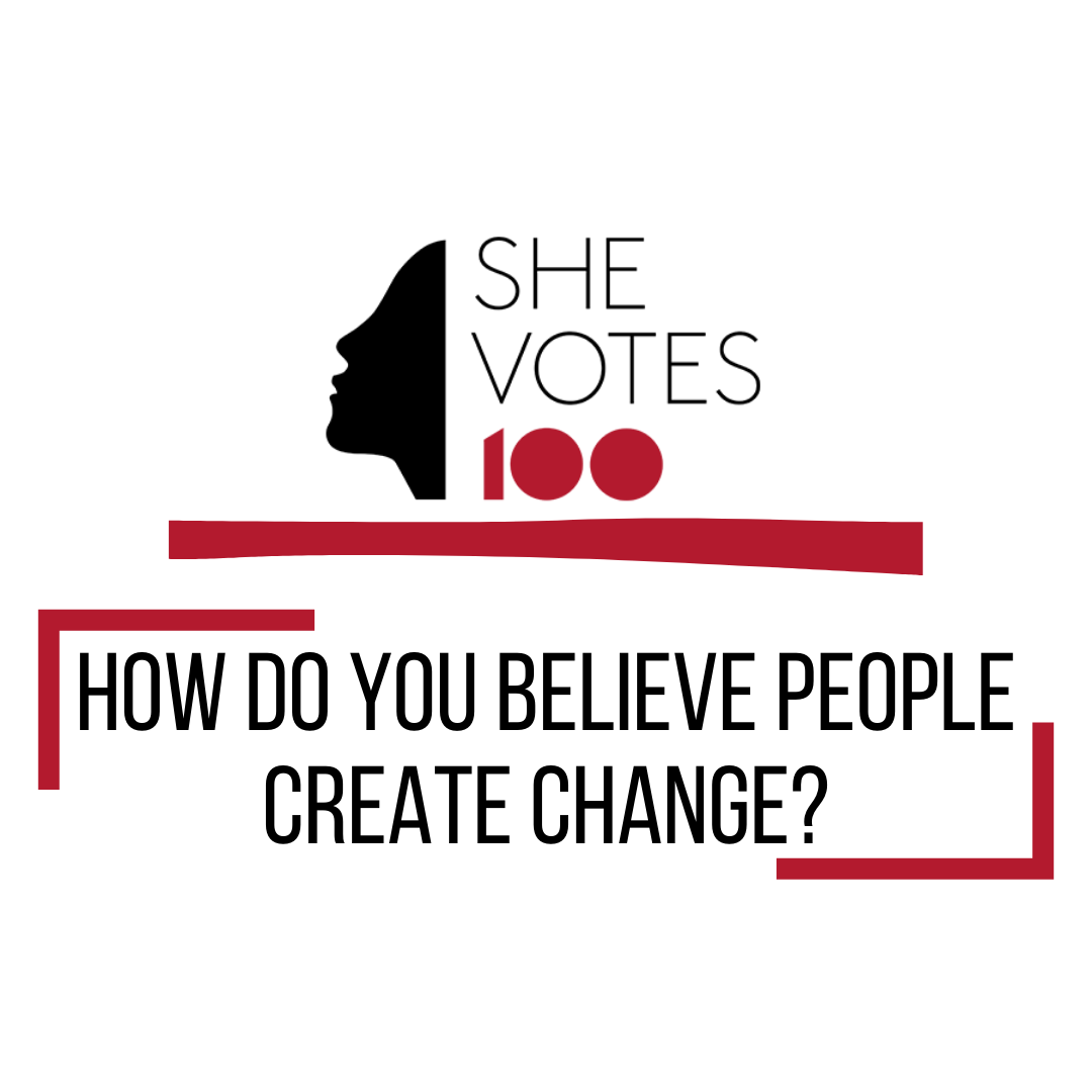 Let us know below in the comments! 

#shevotes100 #motivational #inspirational #quotes #women #womensrights #freedom #change #girlpower #girls #womenofig