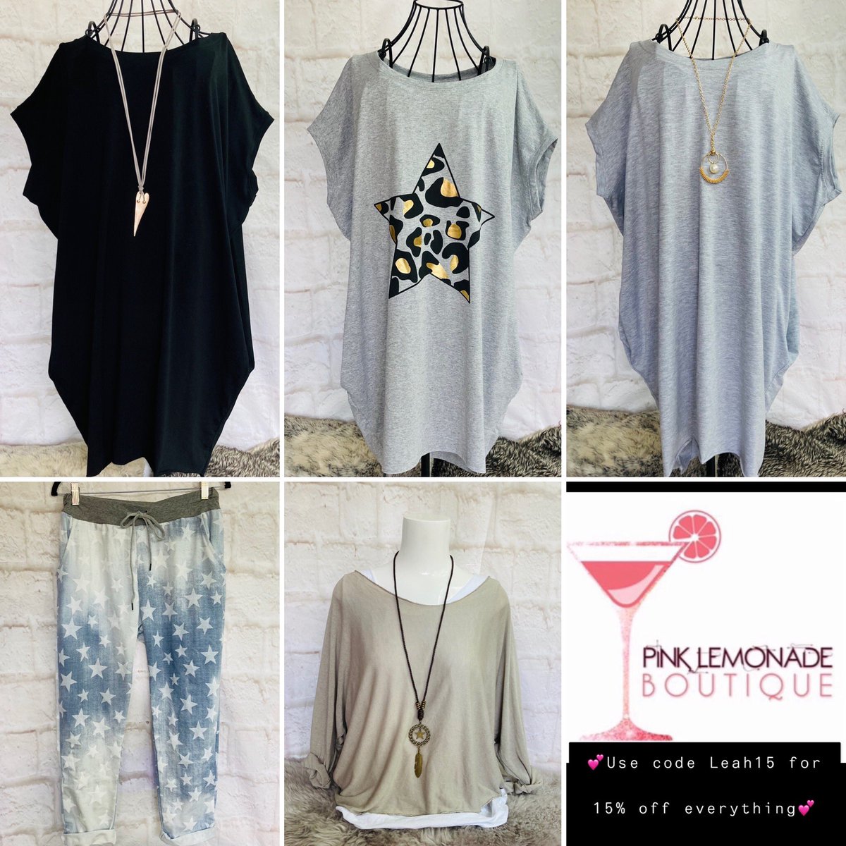 pinklemonadebou's tweet photo. #FridayFeeling
💕More new arrivals! Take 15% off when you use code Leah15💕
https://t.co/RXIgm9HO4F
#new #newarrivals #fashion #oversizedtop #oversizedshirt #stars #slouchies #joggers #summerjoggers #necklacetop #fashion https://t.co/05yxgez7zG