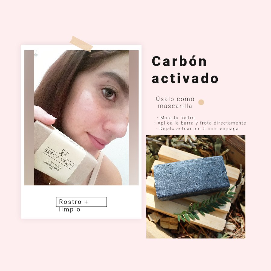 BrecaVerde's tweet photo. Aprovecha al Máximo tu jabón de carbón activado! Tambien puedes hacer una mascarilla depurativa con el 😉 #carbonactivado #skincare https://t.co/ka7I33e44Q