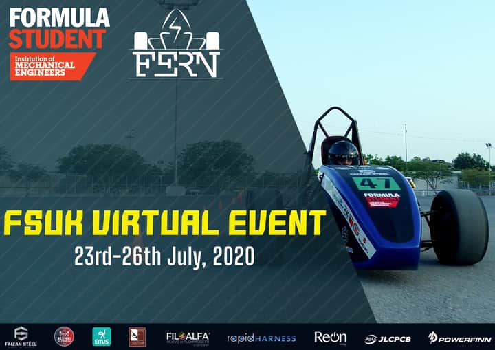 #FSUKVirtualEvent
Team Formula Electric Racing - NUST is ready for IMechE Formula Student Virtual Event. Good Luck to all the teams participating!

#NUST #PNEC #TeamFERN #FormulaStudentUK