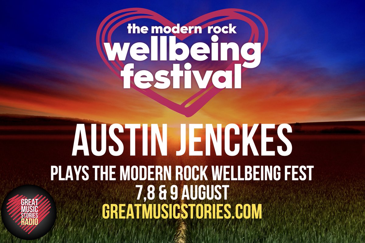 GuyB_rockshow's tweet photo. Over to the USA now, and #Nowplaying #AmericanNights the most played song since the caravan started to rock in March! Delighted @AustinJenckes joins the stellar line up for the WellbeingFest 7-9 August on #greatmusicstories radio https://t.co/zCr57y19Jn