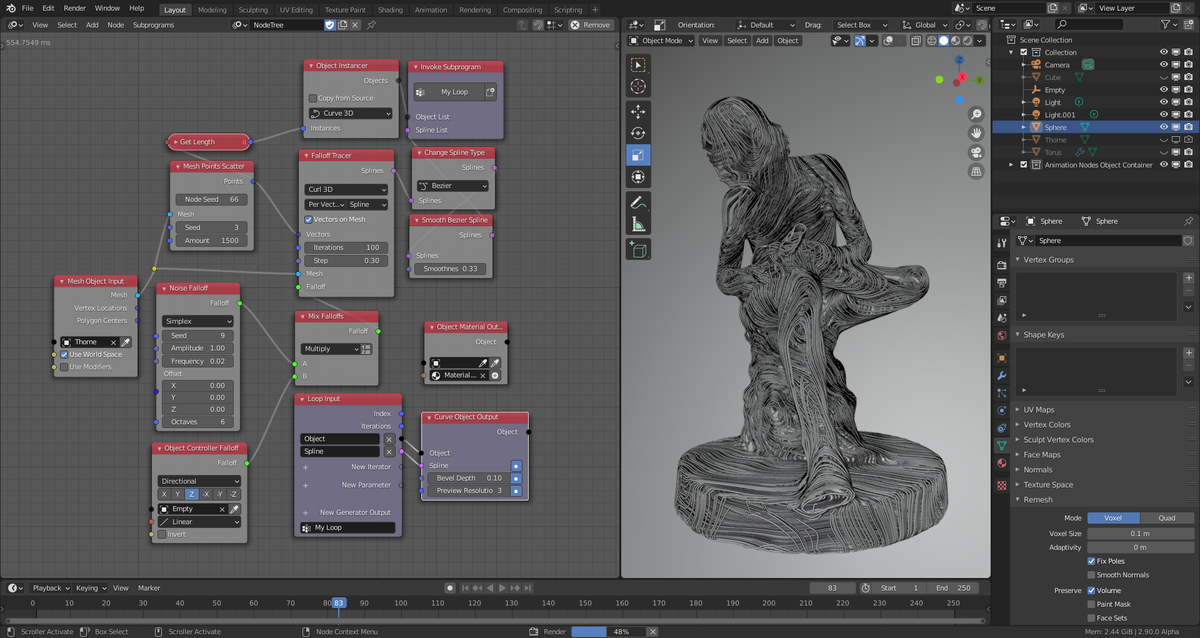 Blender 2 8 Animation Nodes For Beginners 1 Download Installation Tutorial Youtube