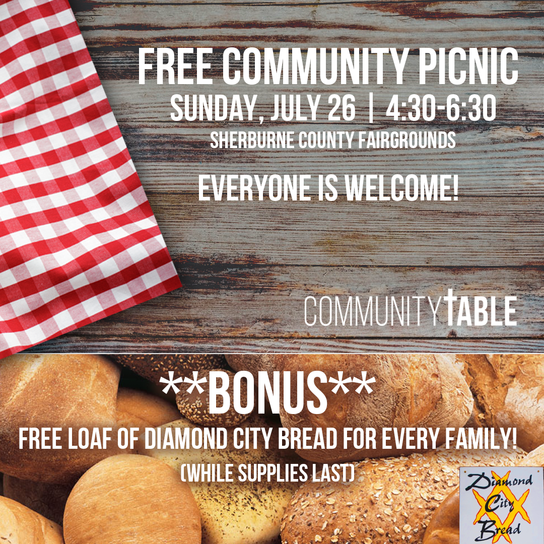 CommTableMN's tweet photo. Dinner is on us this weekend! Our free July Meal is this Sunday! Everyone is welcome at our table - so don't forget to invite those in need of food and friendship! We'll be at the Sherburne County Fairgrounds from 4:30 to 6:30 p.m. https://t.co/kiozFgnOKo #CommunityTableMN https://t.co/OpsbZ1YKNw