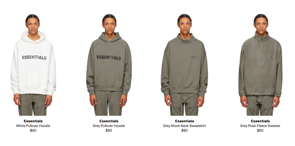 restocks essentials hoodie