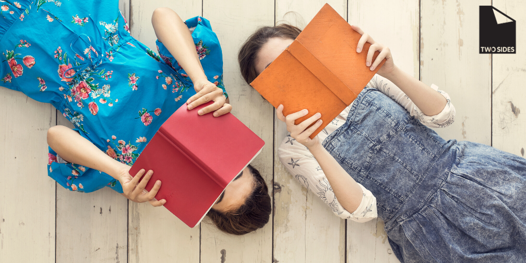 TwoSidesNA's tweet photo. Did you know readers read more quickly, experience less mental fatigue, find it easier to concentrate and retain more of what they read when reading #PRINT on #PAPER? Get more #paperfacts in our learning and #literacy fact sheet.

#books #reading https://t.co/mdAbllxwBa https://t.co/vKTAMHEl4Z
